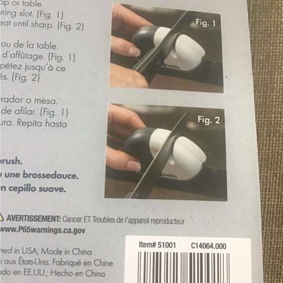 Smiths Housewares Edge Grip Basic Single Stage Knife Sharpener NEW - Picture 4 of 8